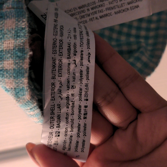 Zara Gingham Corset Inspired Top - Picture 7 of 7